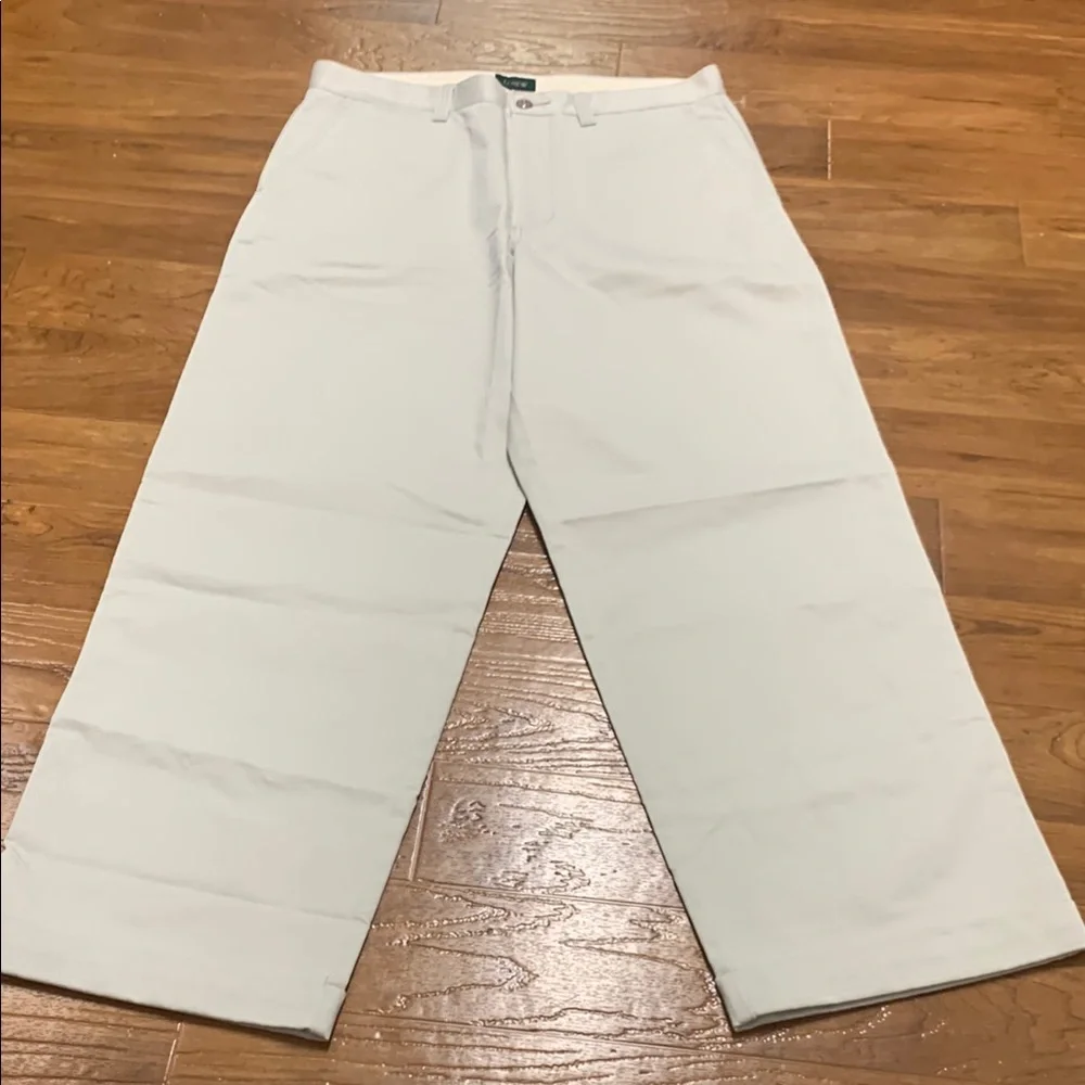 NWT J.Crew Giant Fit Light Beige Wide Leg Pants